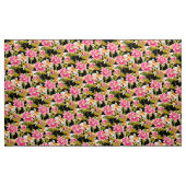 コイ日本のと花と紋を入れた模様 ファブリック (ヤード)