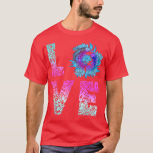 コイ日本のカープロータスヒョウ愛陰陽サク Tシャツ