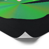 コイ日本のフィッシュ、蓮の花と睡蓮ポー ポスター (角)