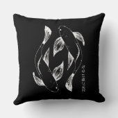 コイ日本のミニマやる気を起こさせるリスト クッション (裏面)