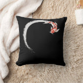 コイ日本の円相丸鯉魚 クッション (ブランケット)