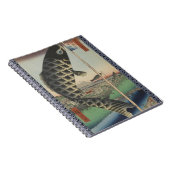 コイ日本の広重魚フェスティバル国旗 ノートブック (右側)