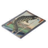 コイ日本の広重魚フェスティバル国旗 ノートブック (左側)