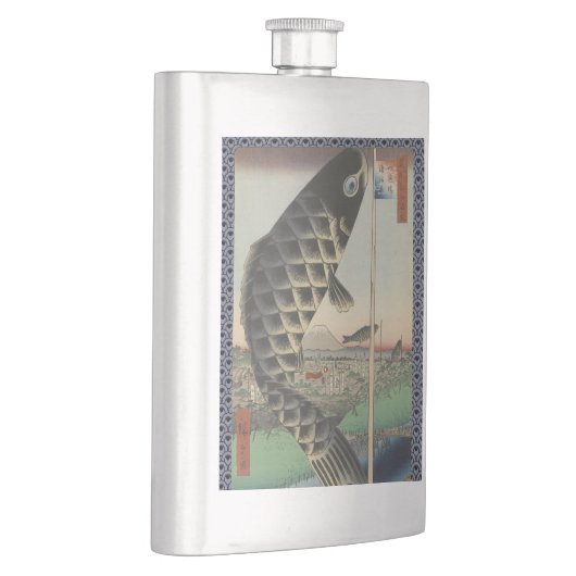 コイ日本の広重魚フェスティバル国旗 フラスク (右)