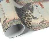 コイ日本の広重魚フェスティバル国旗 ラッピングペーパー (ロールコーナー)