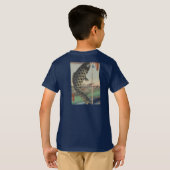 コイ日本の広重魚フェスティバル国旗 Tシャツ (裏面フル)