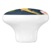 コイ日本の魚池 セラミックノブ (側面)