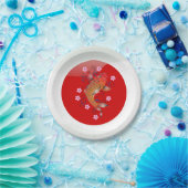 コイ日本の鯉 ペーパープレート (パーティー)