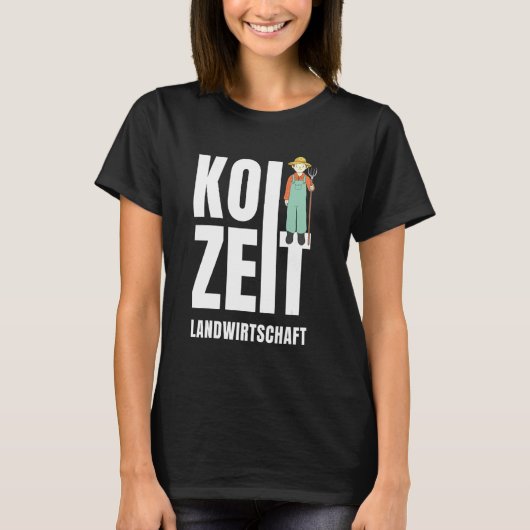コイ時間農業バウアースワビア方言 Tシャツ (正面)
