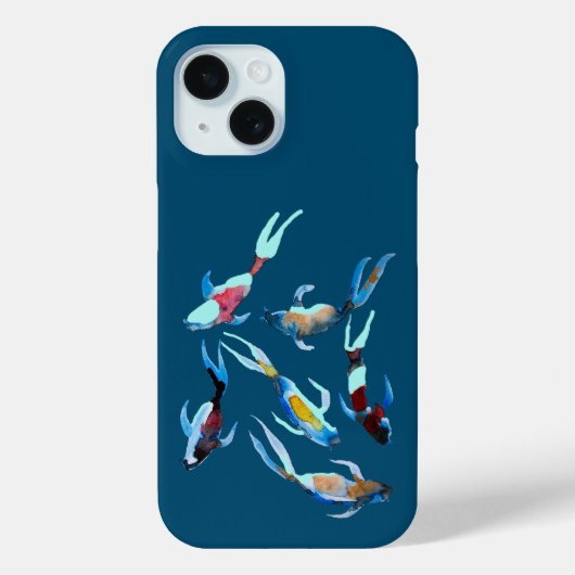 コイ水彩の魚の芸術 Case-Mate iPhoneケース (裏面)