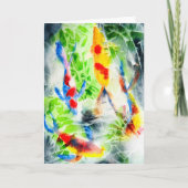 コイ水彩魚素晴らし術 カード (正面)