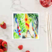 コイ水彩魚素晴らし術 スタンダードカクテルナプキン (インサイチュ)