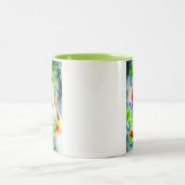 コイ水彩魚素晴らし術 ツートーンマグカップ (中央)