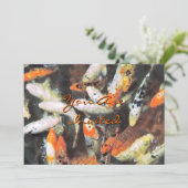 コイ池の芸術的写真 招待状 (スタンド正面)