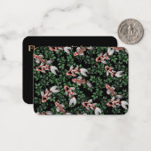 コイ池の魚のアートワーク ノートカード (正面/裏面インサイチュ)