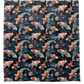 コイ池シャワーカーテン シャワーカーテン (正面)