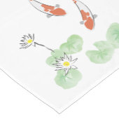 コイ池ショートテーブルランナー ショートテーブルランナー (コーナー)