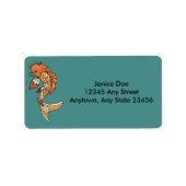 コイ池住所 シール (正面)