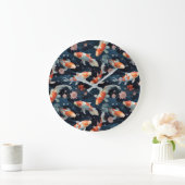 コイ池壁時計 ラージ壁時計 (ホーム)