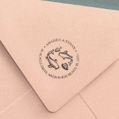 コイ池差出人住所 セルフインキングスタンプ