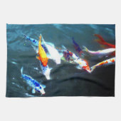 コイ池 キッチンタオル (横)