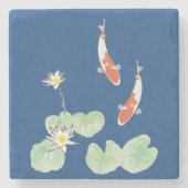 コイ池 ストーンコースター (正面)