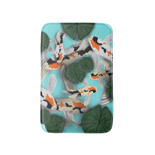 コイ池 バスマット (正面縦)