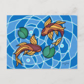 コイ池 ポストカード (正面)