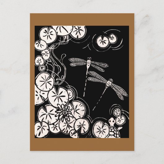 コイ池 ポストカード (正面)