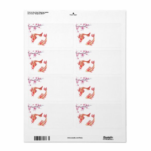 コイ池 ラベル (フルシート)