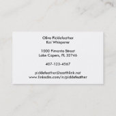 コイ池 名刺 (裏面)