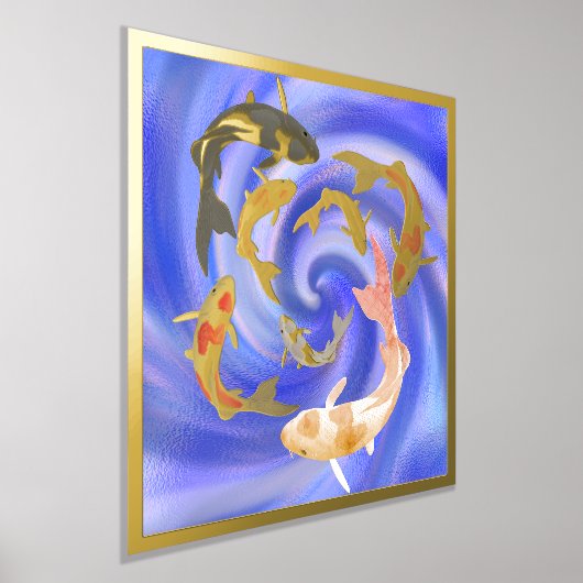 コイ池 箔ポスター (レイダウン)