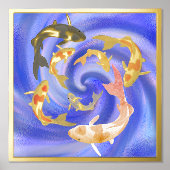 コイ池 箔ポスター (正面)