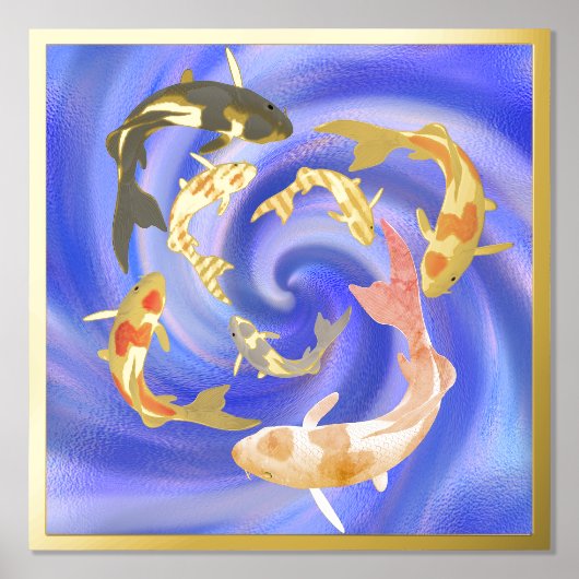 コイ池 箔ポスター (正面)