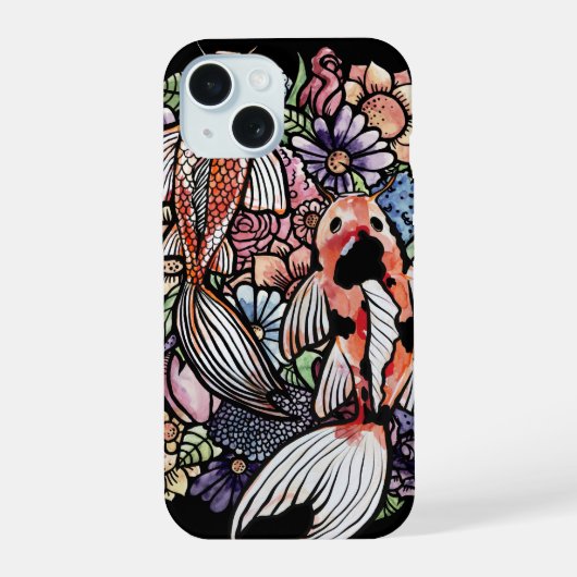 コイ池 iPhone 15ケース (裏面)