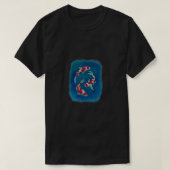 コイ絵画魚 Tシャツ (デザイン正面)