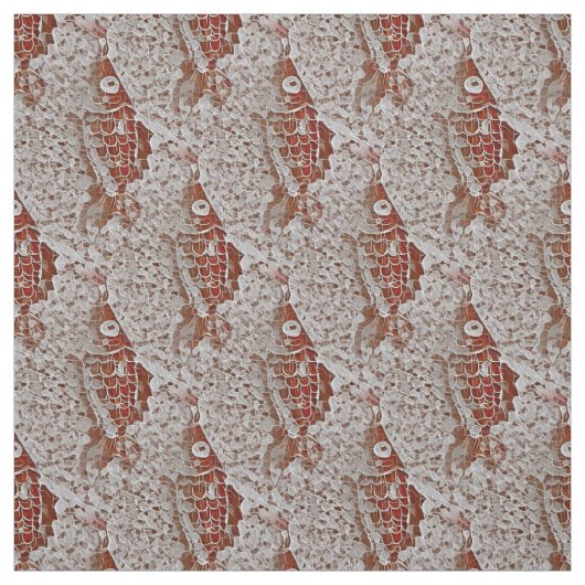 コイ金魚レース ファブリック (見本)