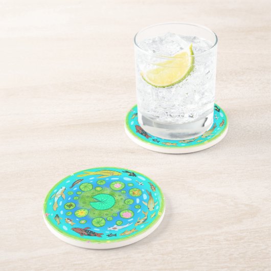 コイ金魚池 コースター (側面)