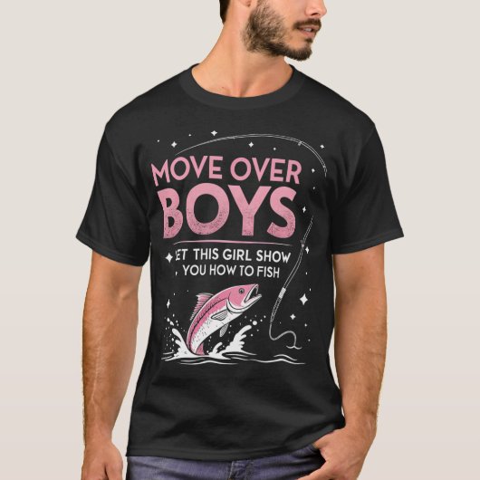 コイ釣りガール Tシャツ (正面)