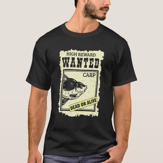コイ釣り漁師釣り人釣りボイリー Tシャツ (正面)