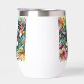 コイ魚お洒落水色パーソナライズされた (右面)