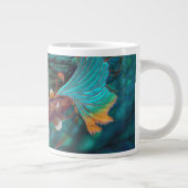 コイ魚が泳ぐ平和な#2 ジャンボコーヒーマグカップ (右)