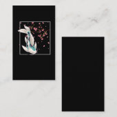 コイ魚さくらんぼ日本のの花を咲かせる鯉の養殖 名刺 (正面/裏面)