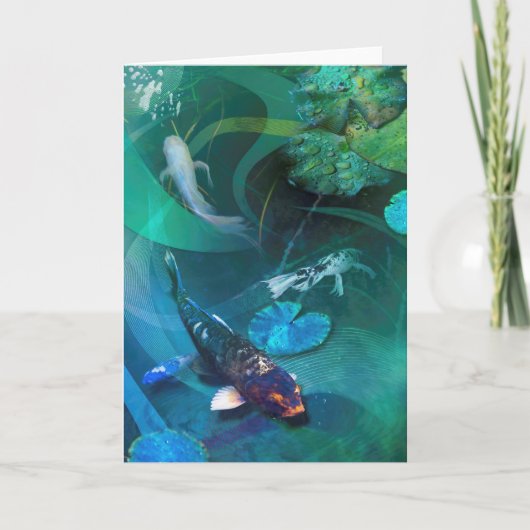 コイ魚の喜びコイ カード (正面)