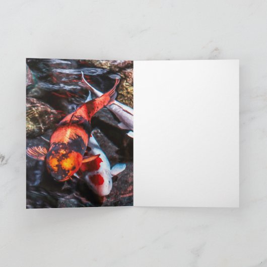 コイ魚の喜びコイ カード (内部)