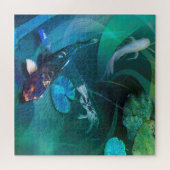 コイ魚の喜びコイ ジグソーパズル (横)