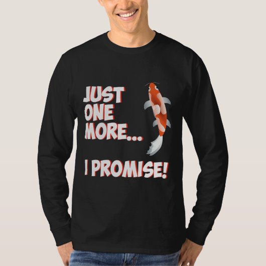 コイ魚の持ち主、日本鯉を育てる Tシャツ (正面)
