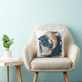 コイ魚の水曲げマスター クッション (椅子)