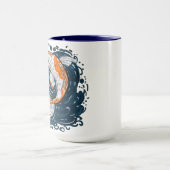 コイ魚の水曲げマスター マグカップ (中央)