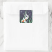 コイ魚の水泳法 スクエアシール (バッグ)